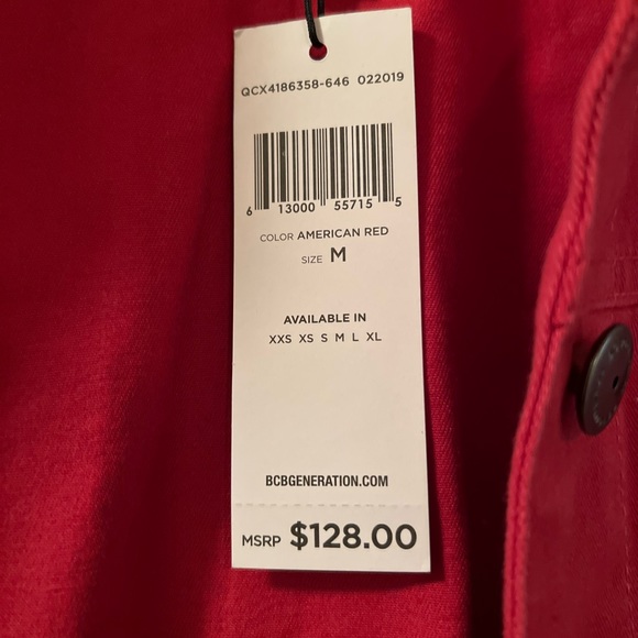 BCBGeneration Red Jean Jacket - Picture 5 of 5